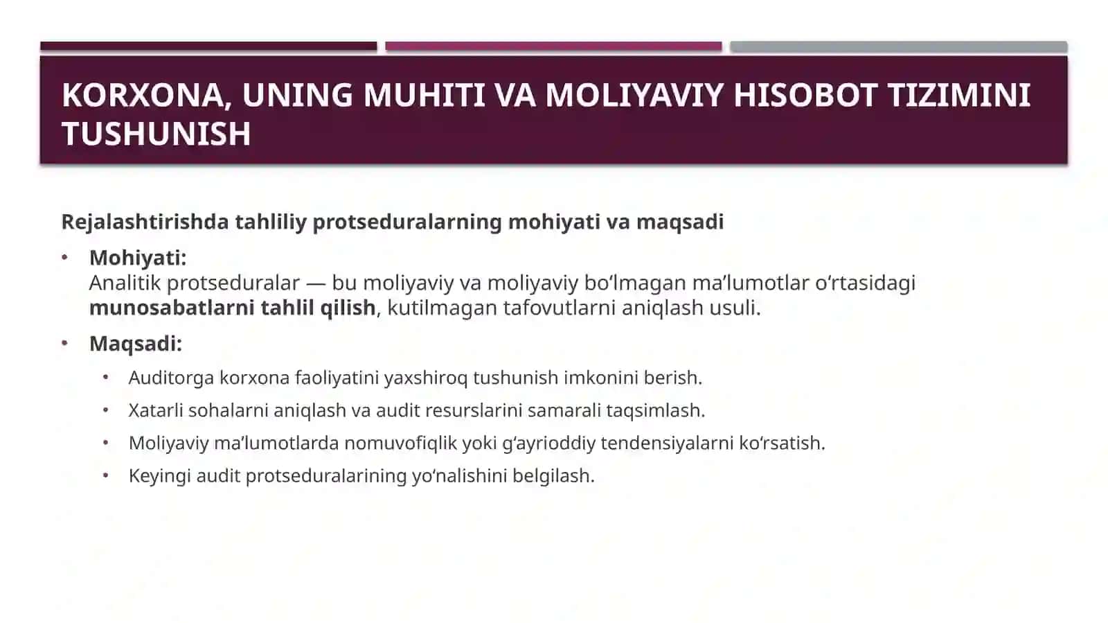 Audit and assurance II 3