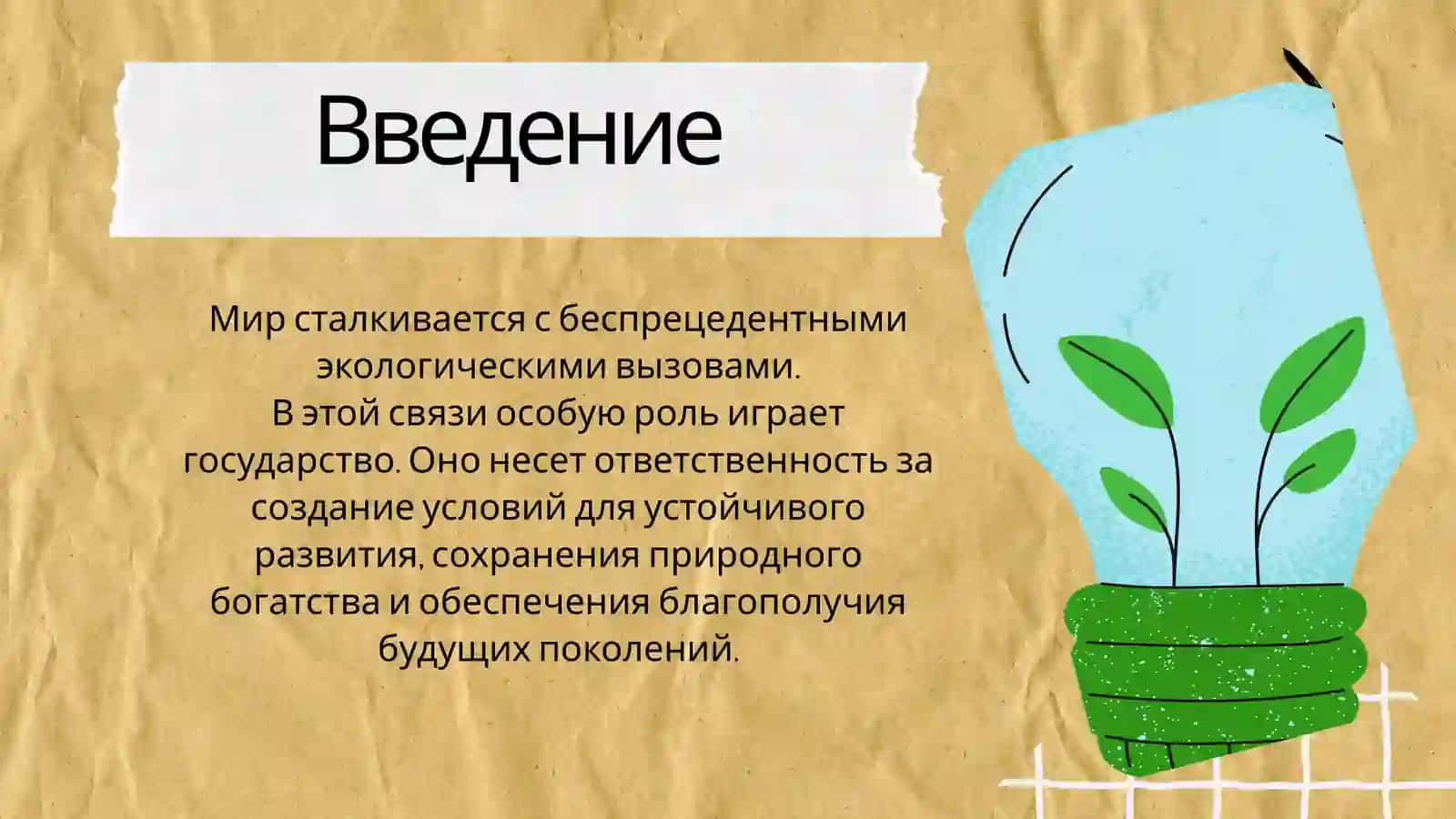 Основные задачи государственной политики в области охраны окружающей среды 3