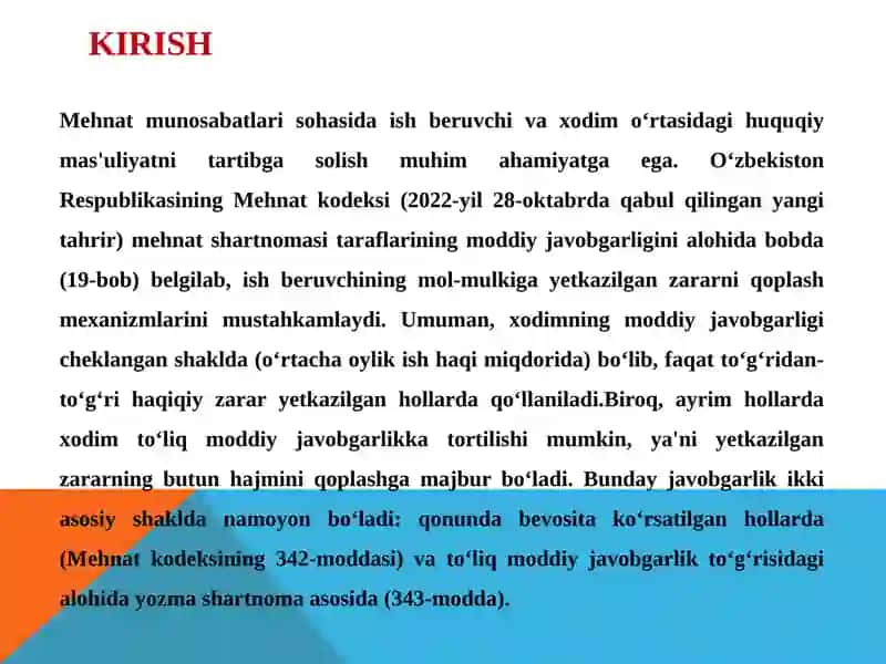 Mehnat munosabatlarisohasi 3