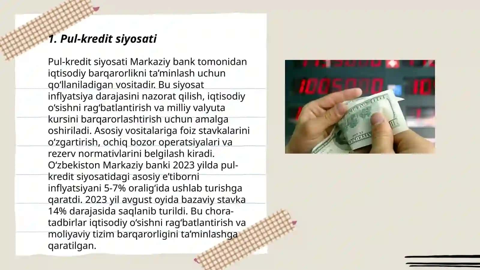 Pul-kredit siyosati 3