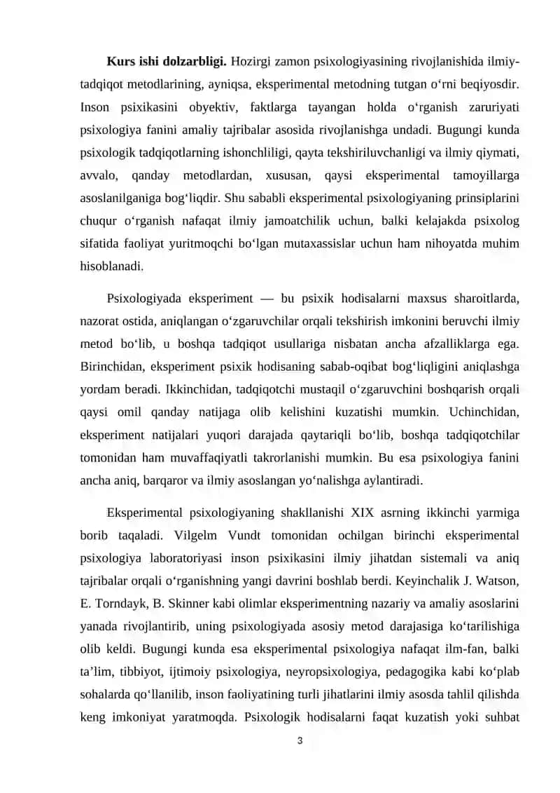Eksperimental psixologiyaning asosiy tamoyillari 3