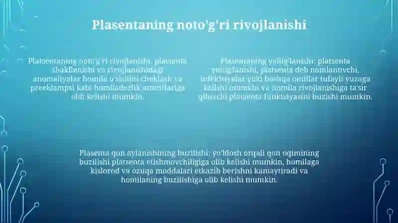 Platsentaning Patologiyasi 3