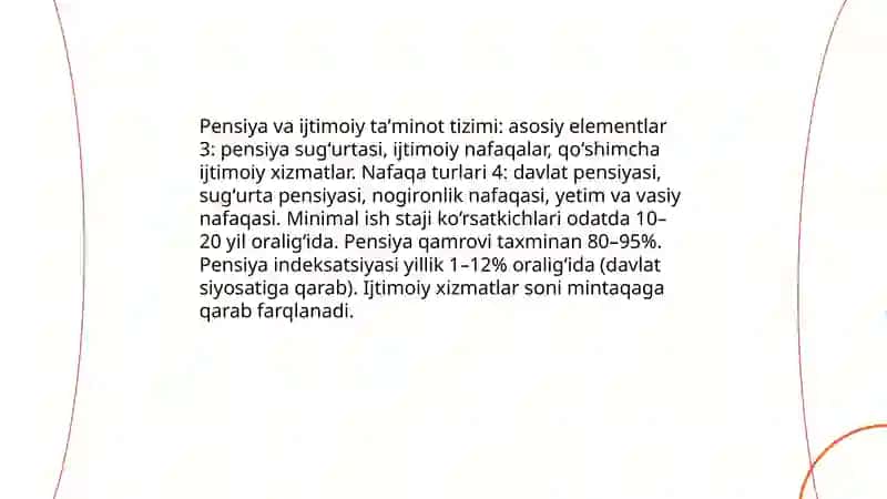 Keksa avlod fuqarolarning turmush darajasi 3