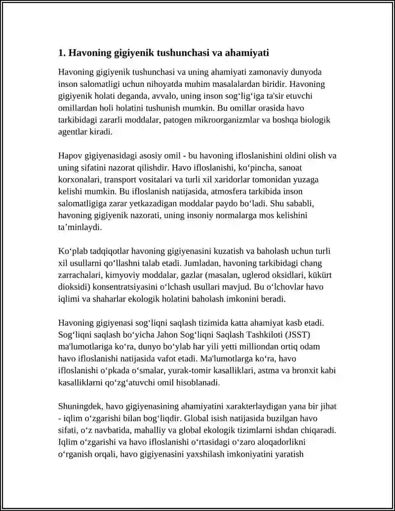 HAVONING GIGIYENIK AHAMIYATI 3