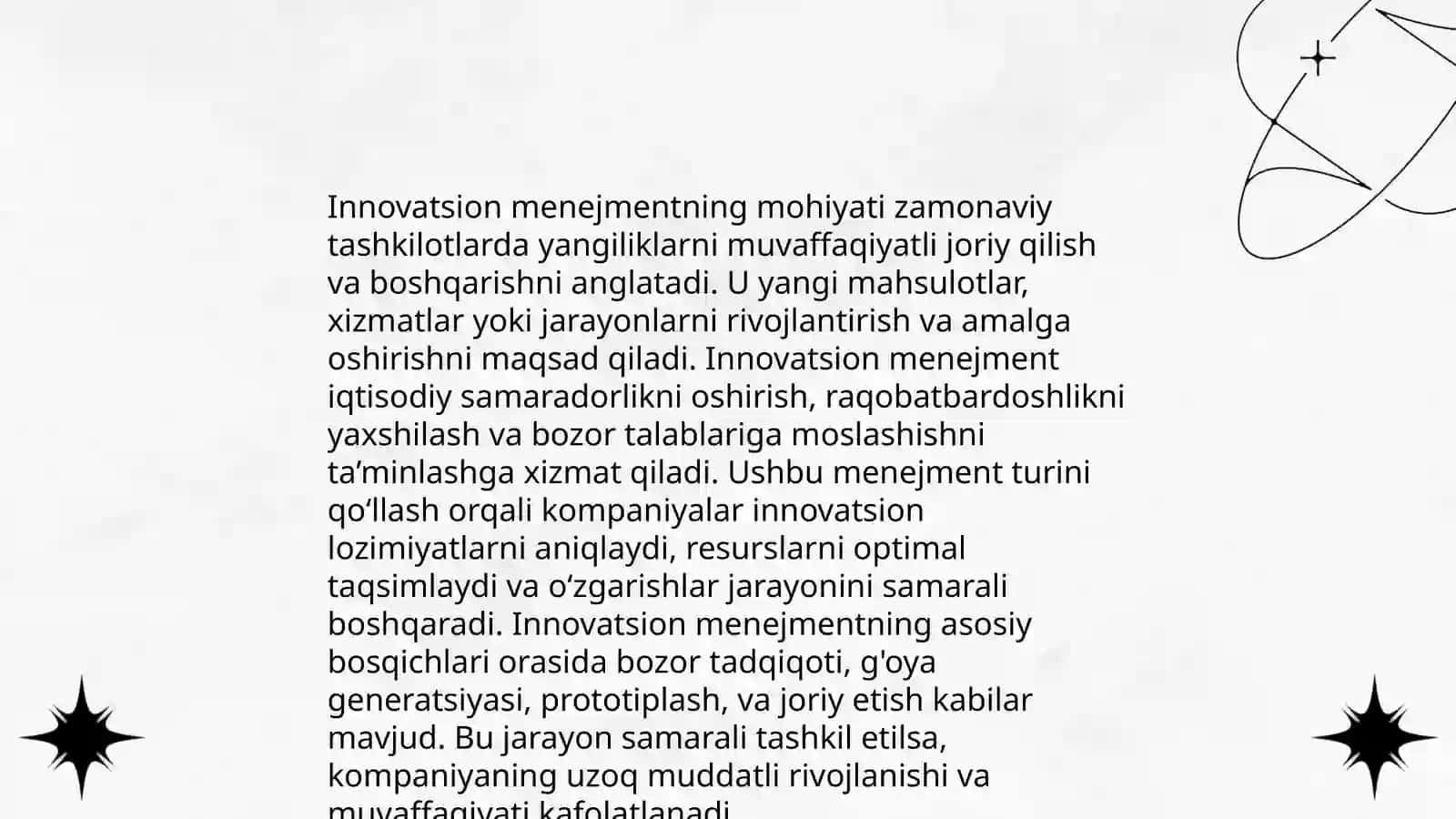 Innovatsion menejment obyeklari 3