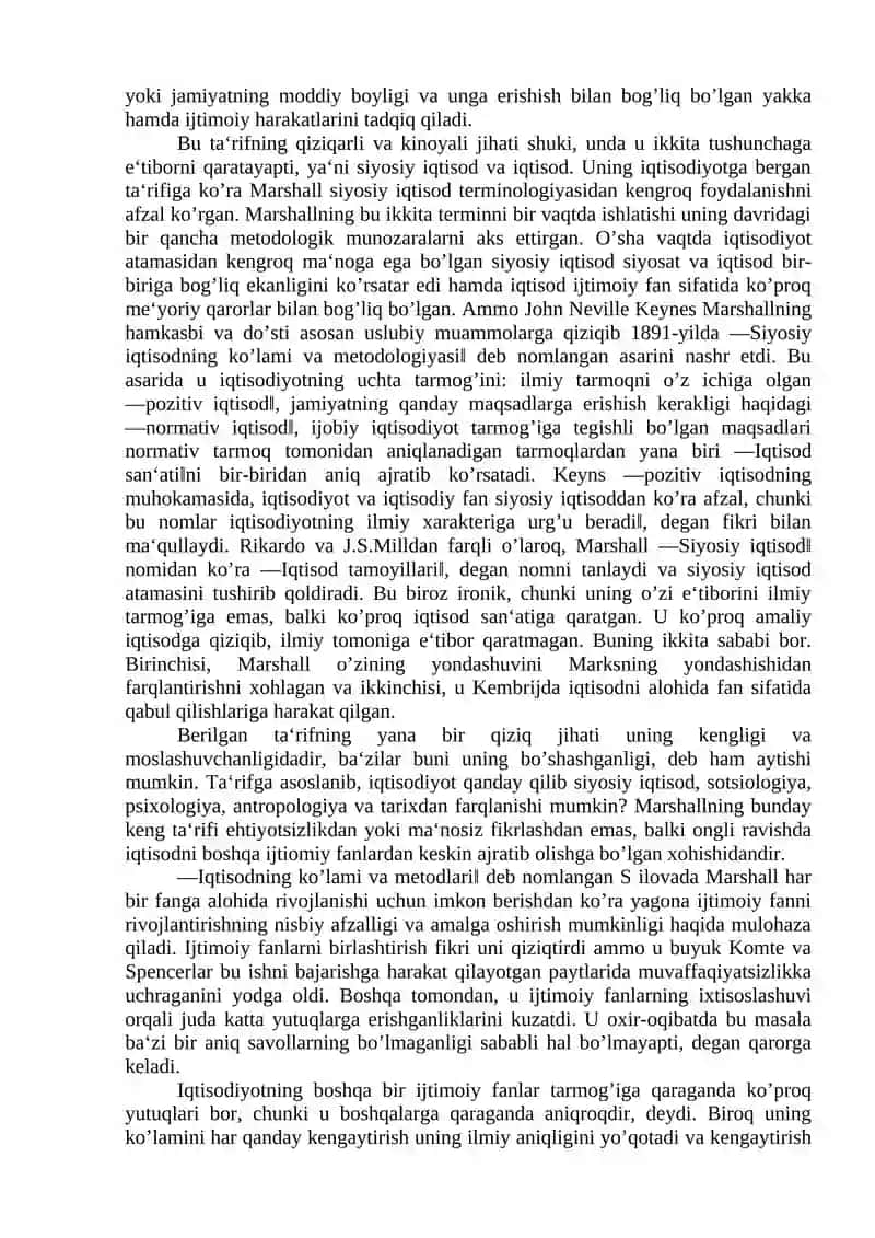 Neoklassik Maktab Iqtisodiy Qarashlari 3