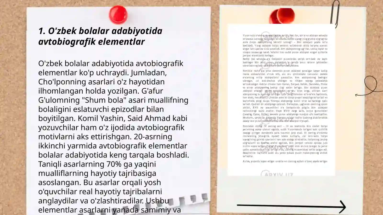O'zbek bolalar adabiyotida avtobiografik elementlar 3