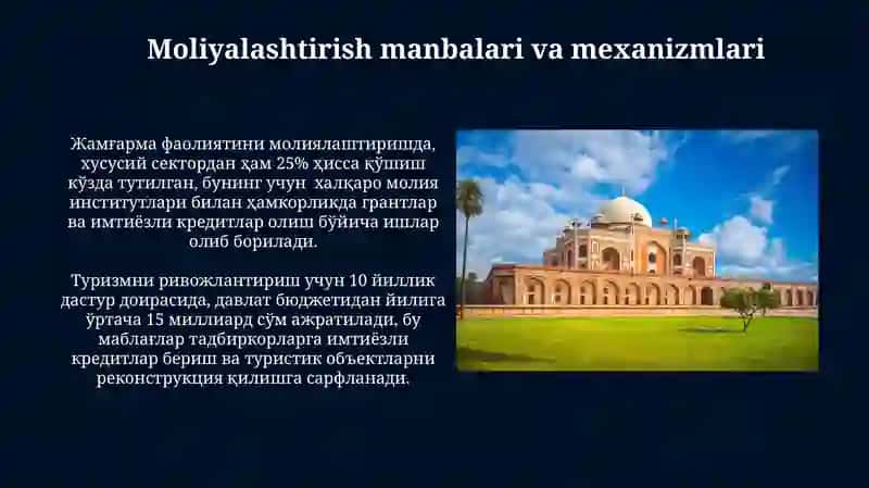 Turizmni qo`llab-quvvatlash jamg`armasi 3