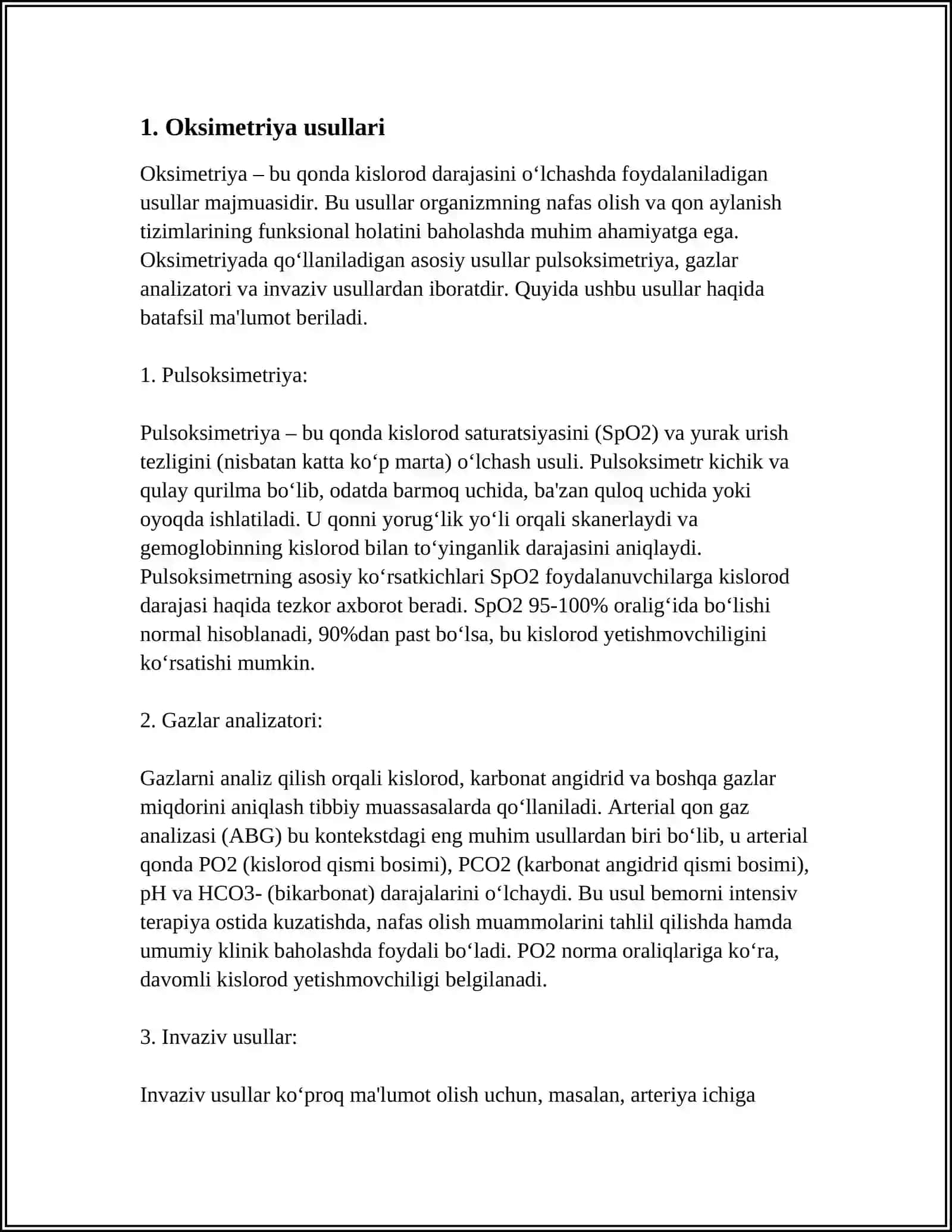 Oksimetriya usullari 3