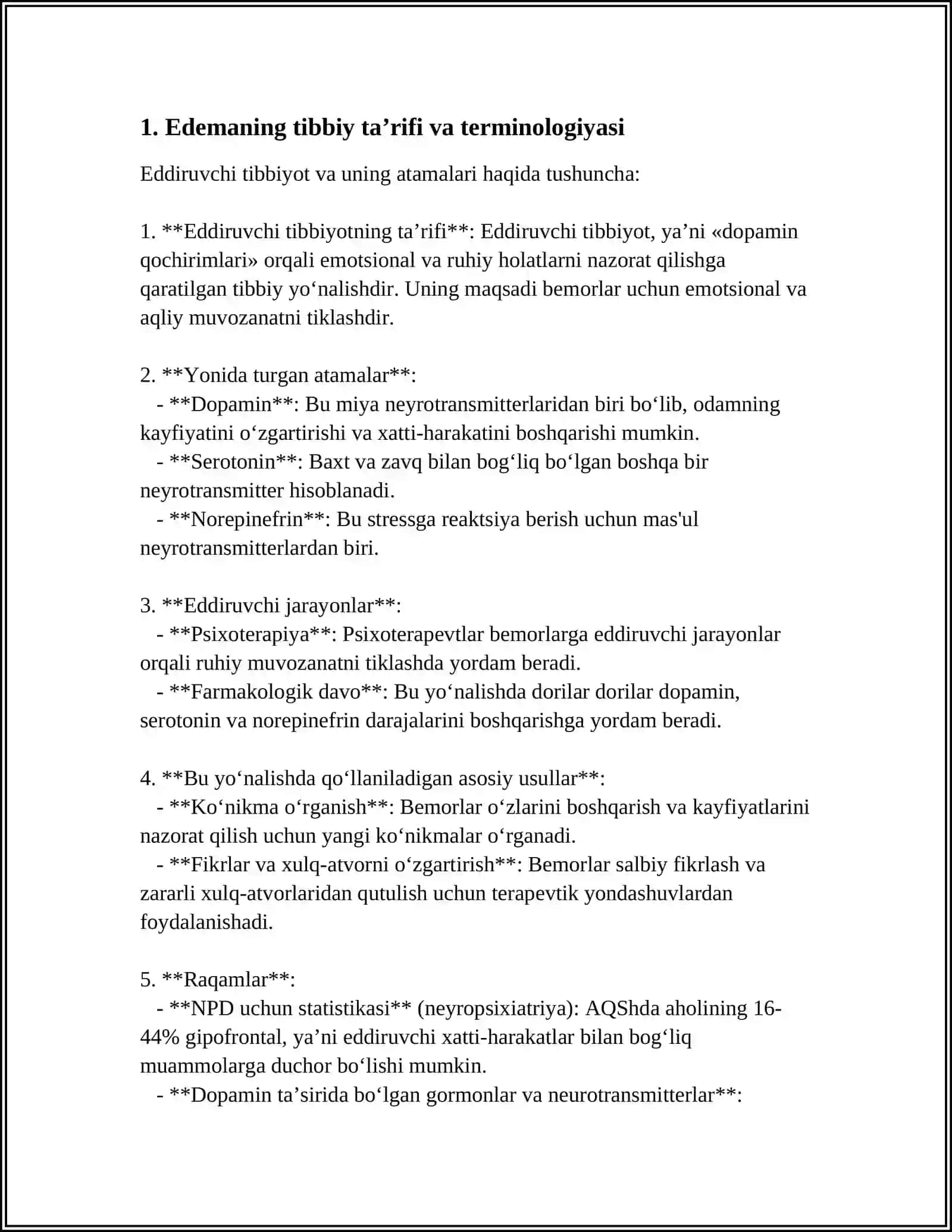 EDEMA TIBBIY TERMIN SHAKLIDA YOZ 3