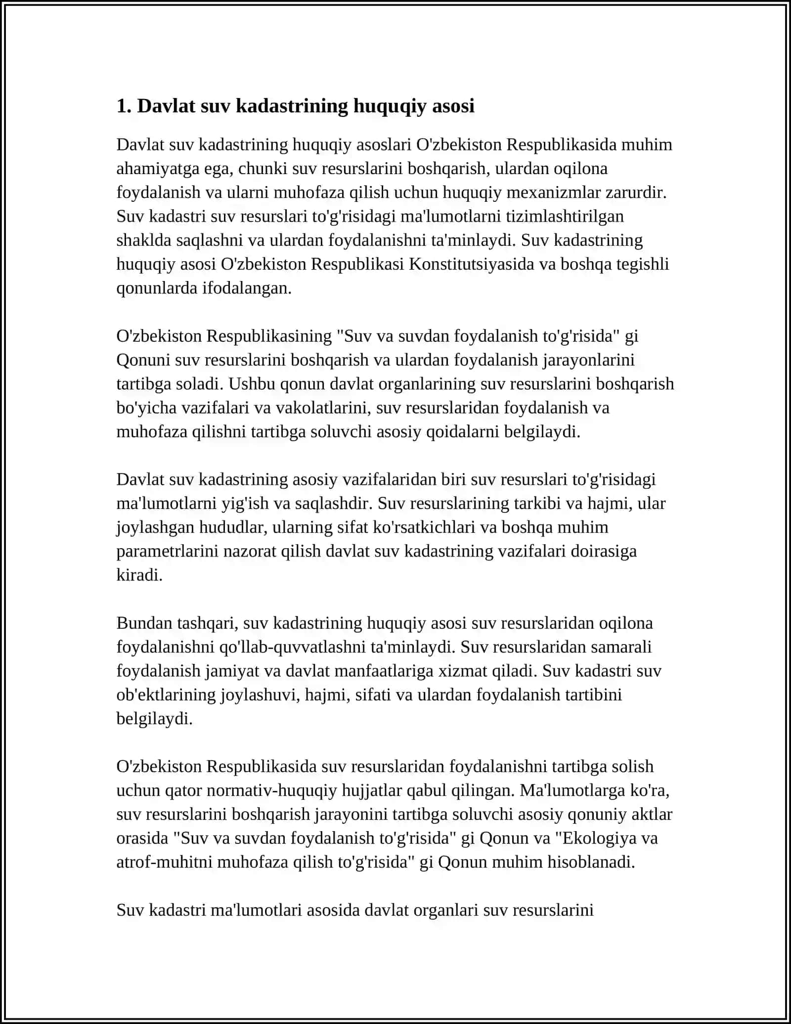 DAVLAT SUV KADASTIRINI YURITISH TARTIBI 3