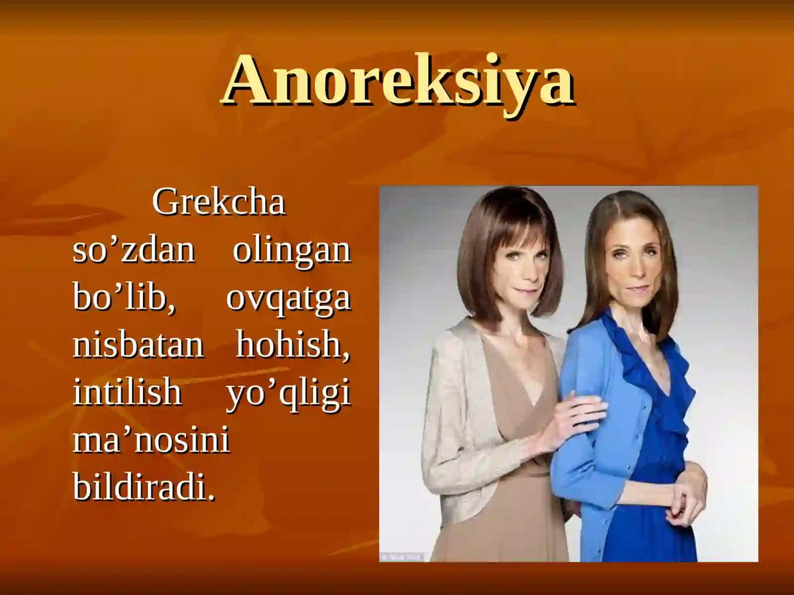 Ovqatlanish buzilishlari 3