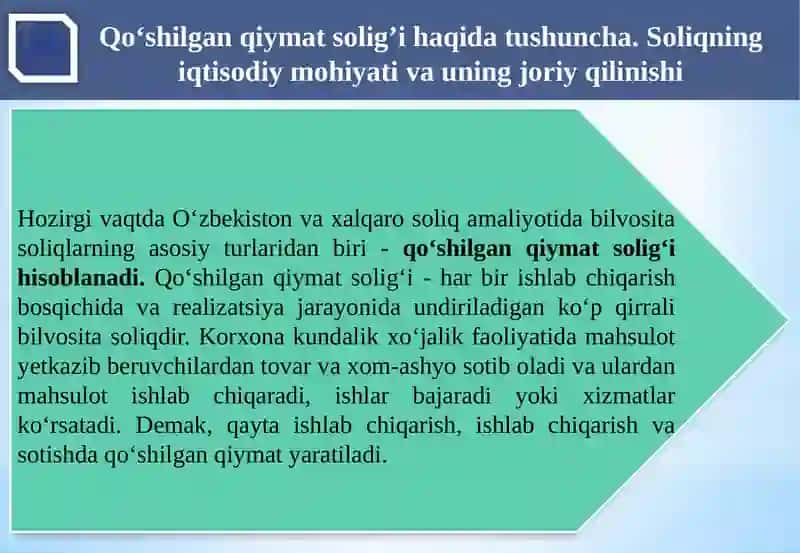 Qo‘shilgan qiymat solig‘i 3