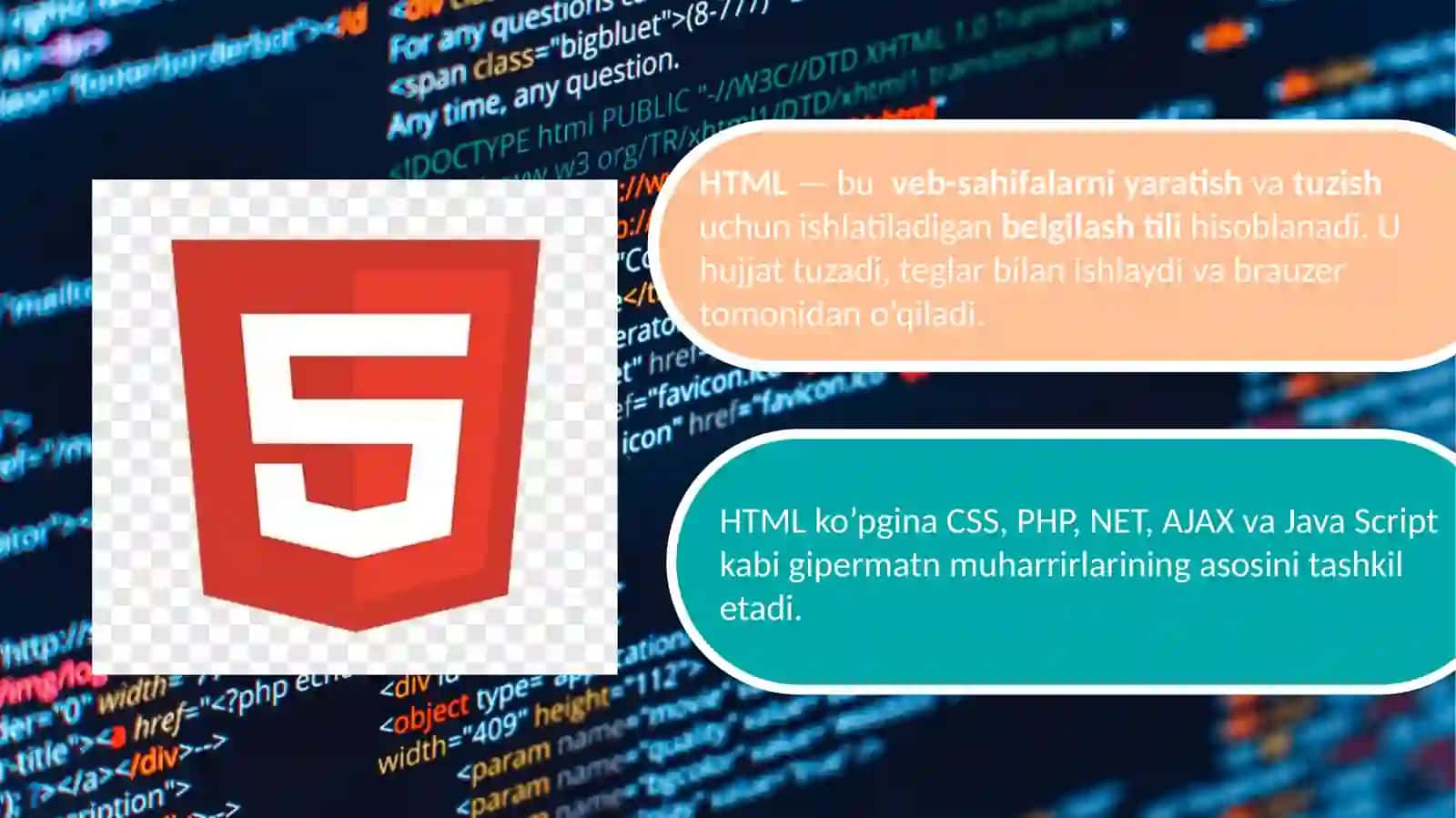 HTML da ishlatiladigan teglar haqida ma’lumot 3
