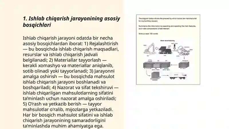 Ishlab chiqarish jarayoni, uning natijalari va samaradоrligi 3