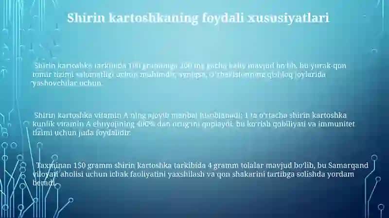 Shirin Kartoshka va Suyak Miyini Taom Retseptlari 3