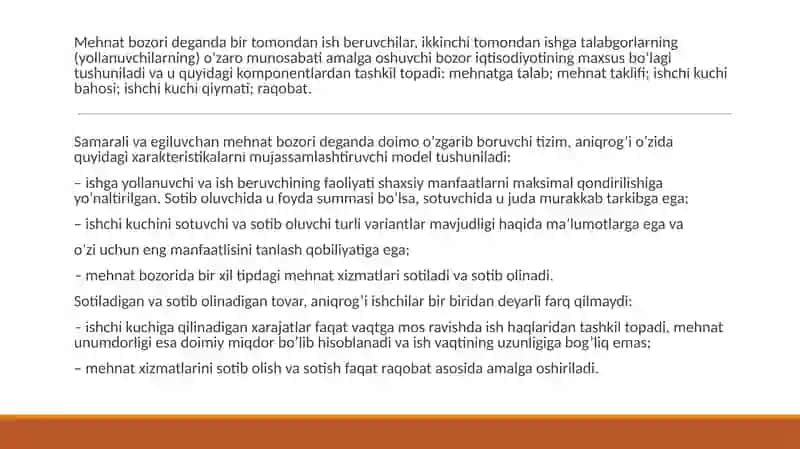 MEHNAT BOZORI STATISTIKASI 3