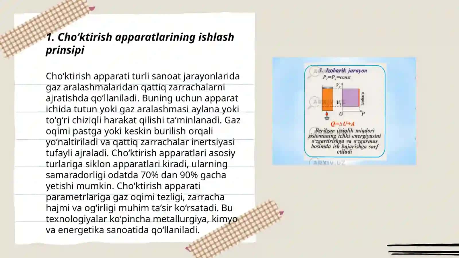Choʻktirish apparatlarning amaliyotda qoʻllanilishi 3