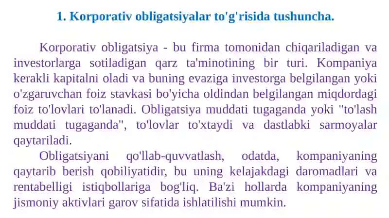Korporativ Moliya 3
