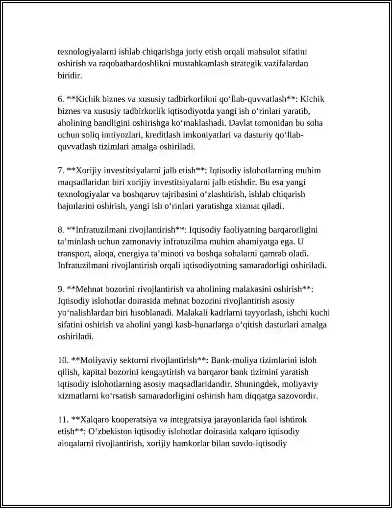 IQTISODIY ISLOHOTLAR, XUSUSIY MULKCHILIKNING SHAKLLANISHI 3