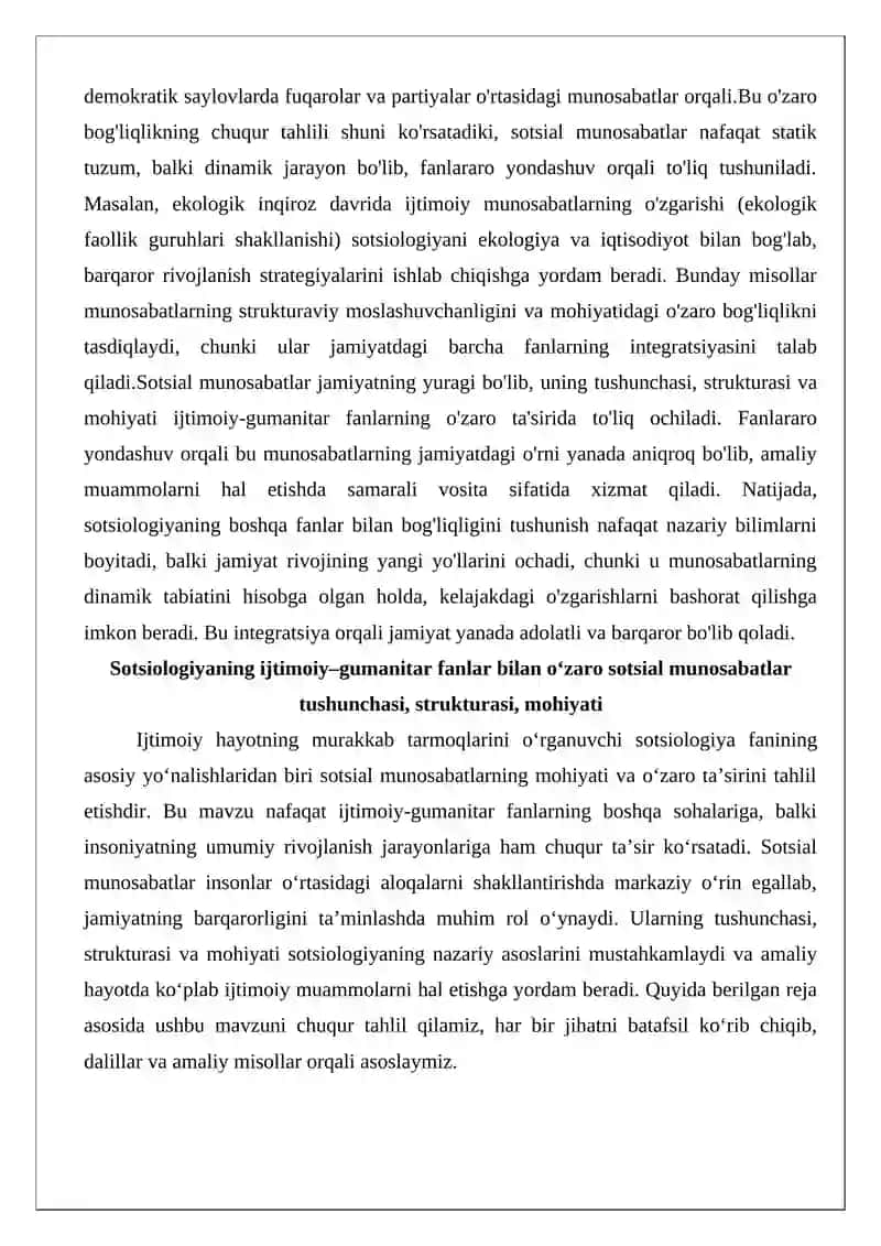 Sotsiologiya fanidan maqolalar 3