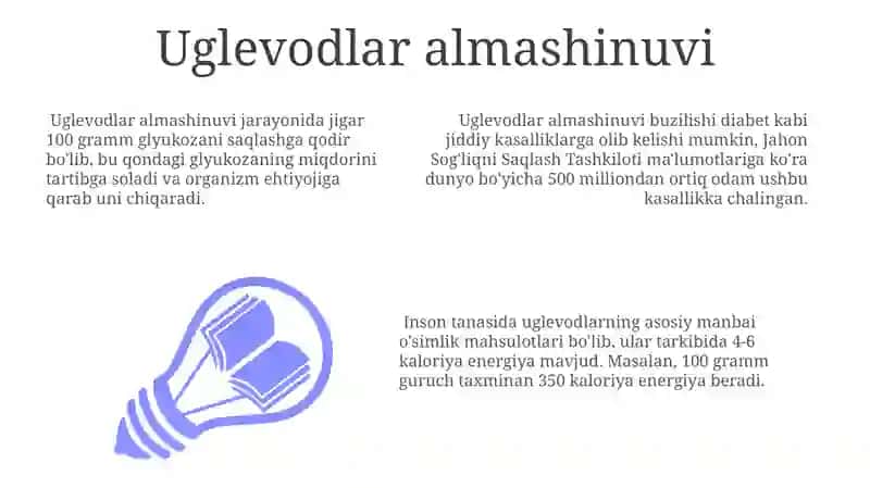 Moddalar almashinuvi metabolizm 3