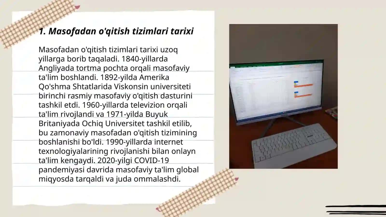 Masofadan o'qitish tizimlari 3