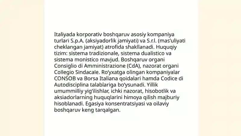 Italiya biznes boshqarish 3