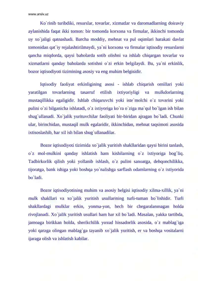 Bozor iqtisodiyoti 3