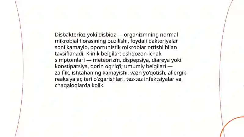 Disbakterioz va uning muammosi 3