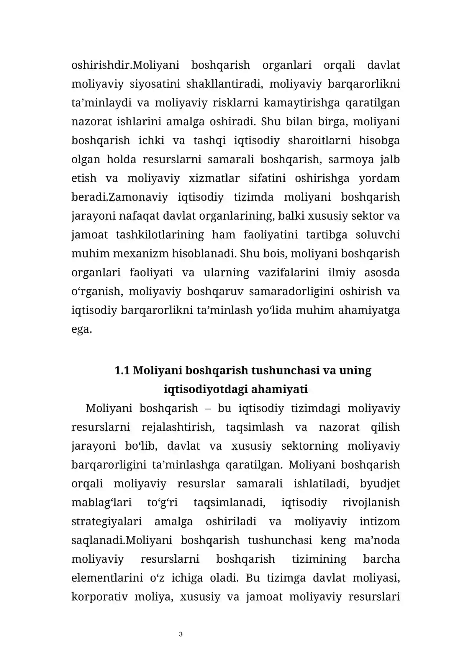 Moliyani boshqarish tizimi 3