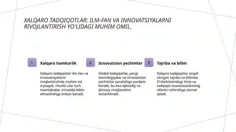 Xalqaro tadqiqotlarning dolzarbligi 3