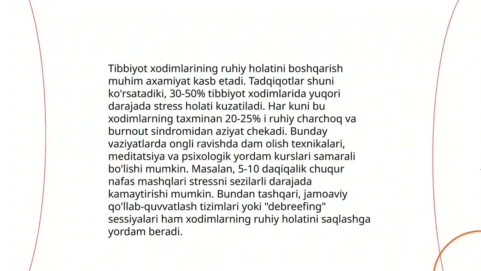Tibbiyot xodimlari psixogigeniyasi 3