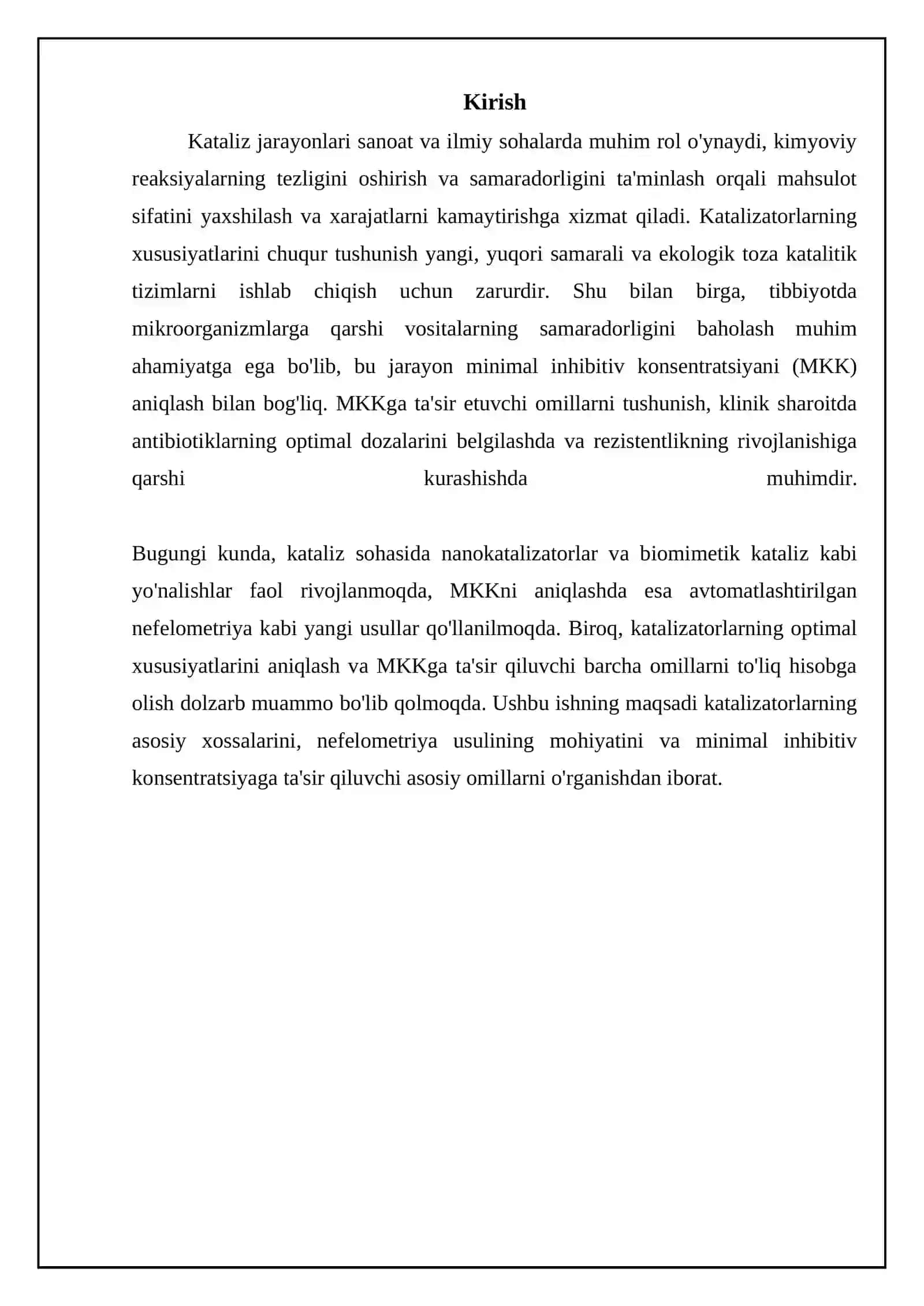 Katalizatorlar va ularning xossalari 3