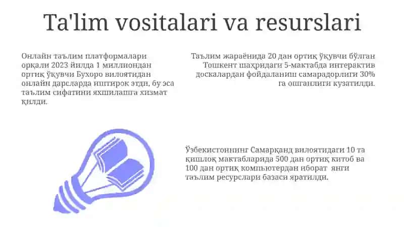 Ta'lim Faoliyatining Samaradorligini Oshirish 3