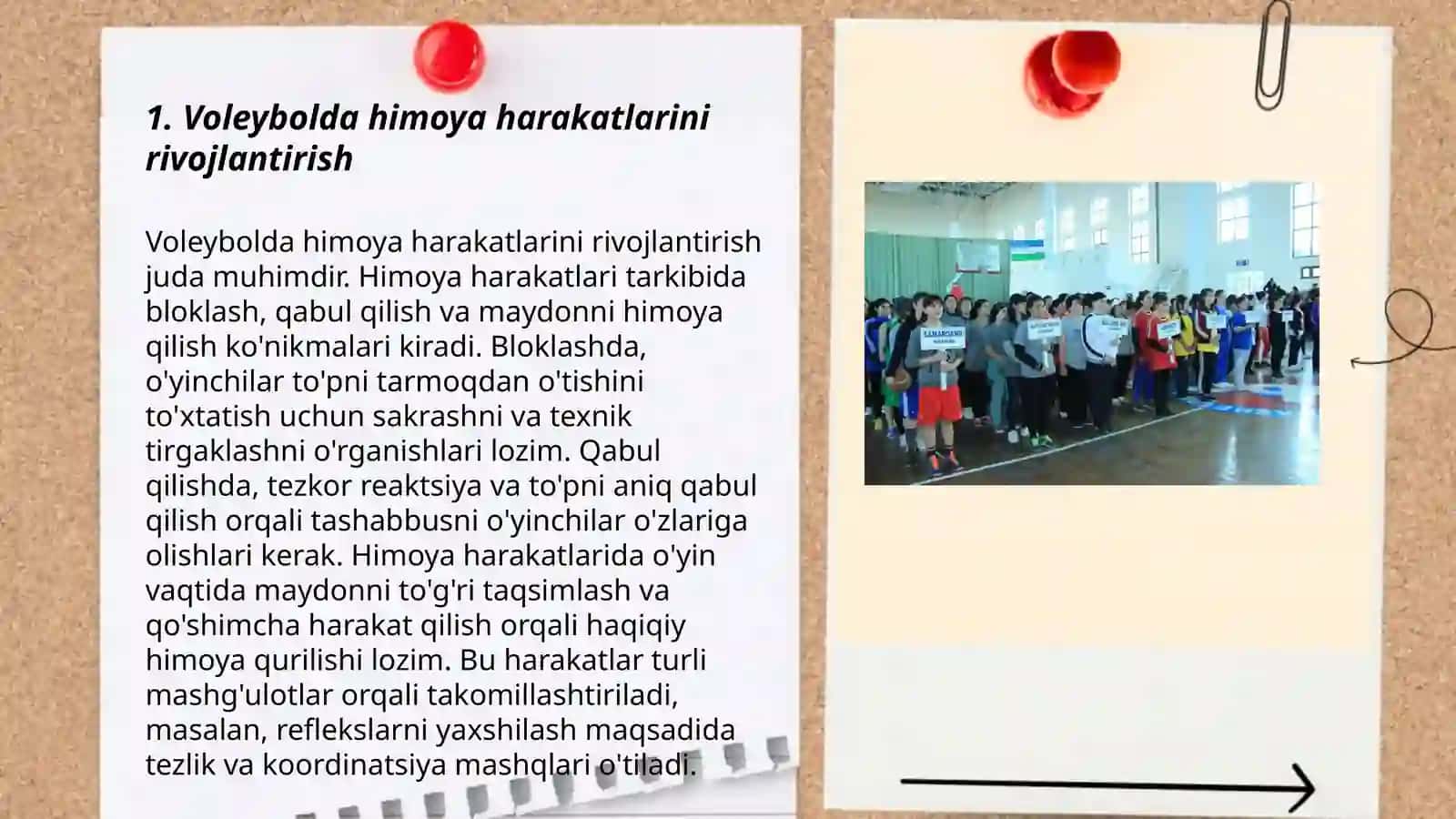 Voleybolda himoya harakatlarini rivojlantirish 3