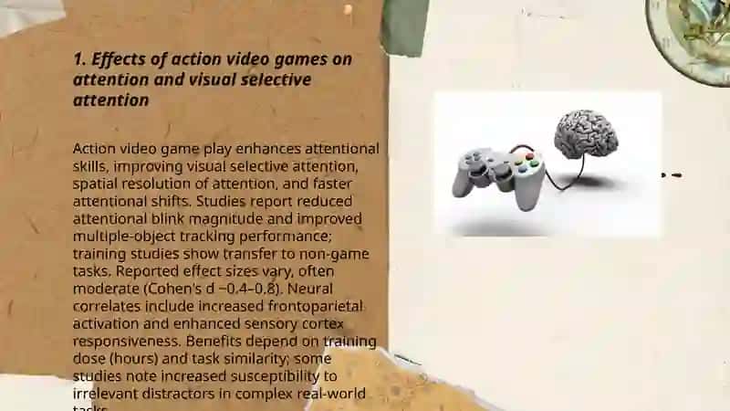 The influence of video games on cognitive skills and behavior 3