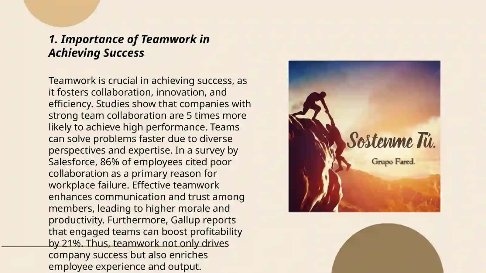 Importance of Teamwork in Achieving Success 3