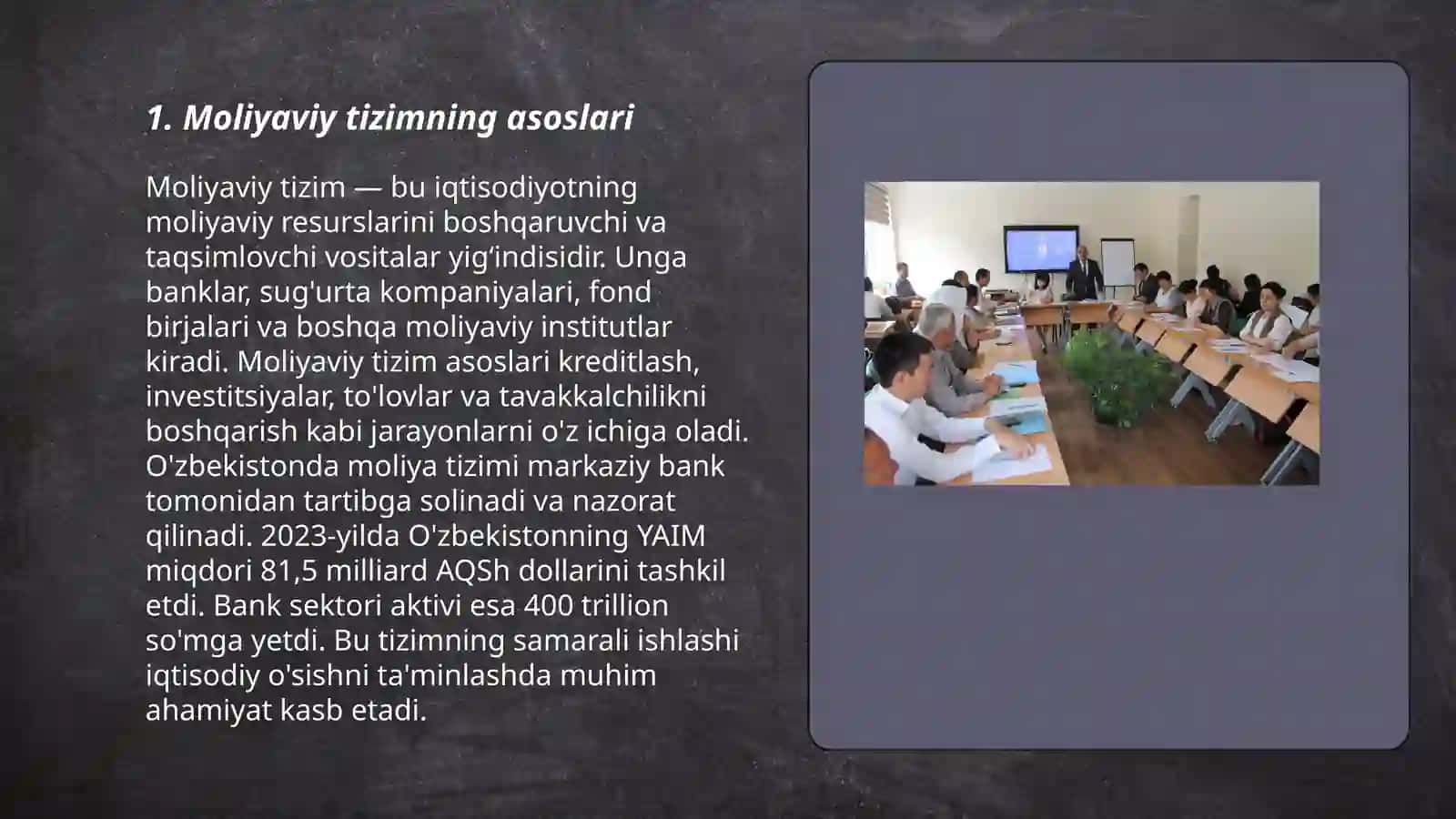 Moliya asoslari faniga kirish 3