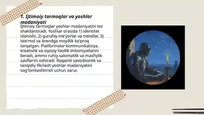 Ijtimoiy tarmoqlar va yoshlar madaniyati 3