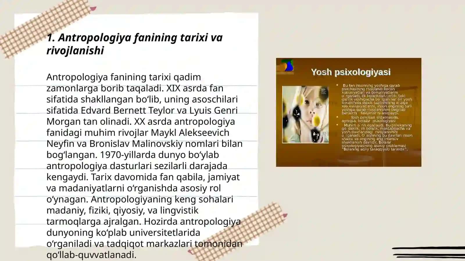 Antropologiya-o'zb tarixiy antropologiyaning o'rganilishi 3
