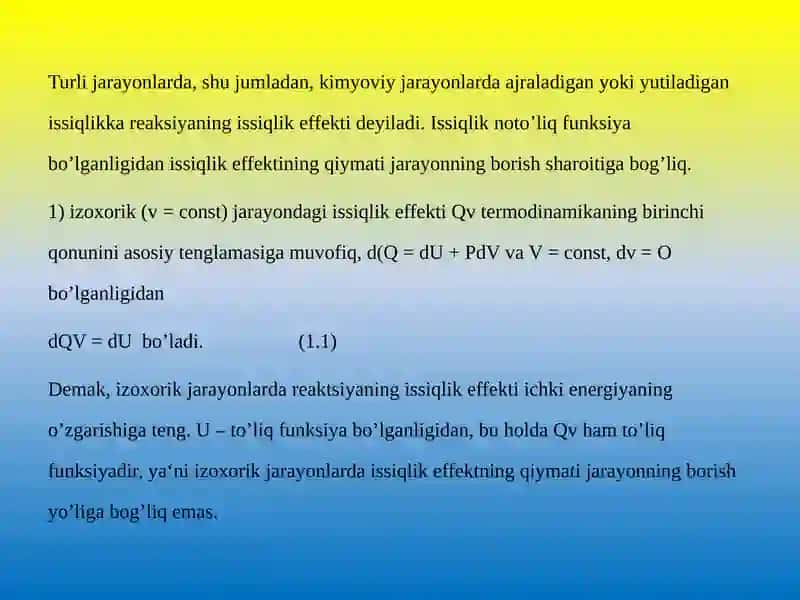 KALOROMETRIK O’LCHASHLAR 3