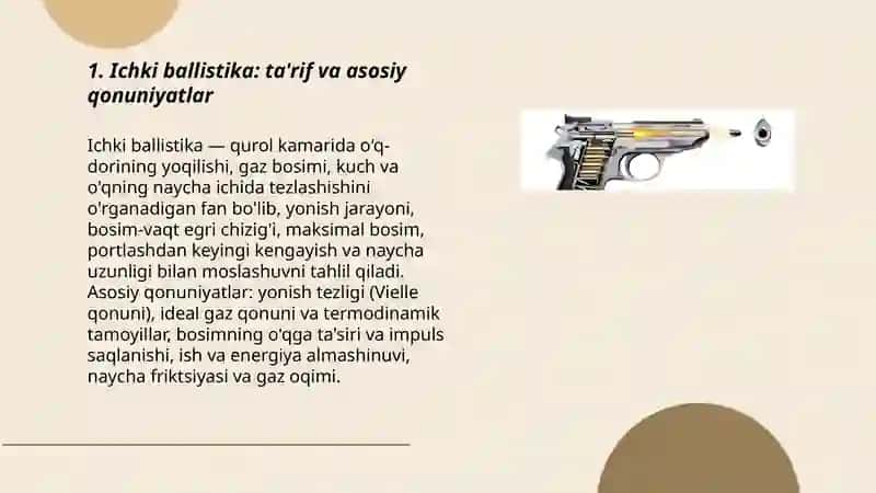 Ichki va tashqi ballistika 3