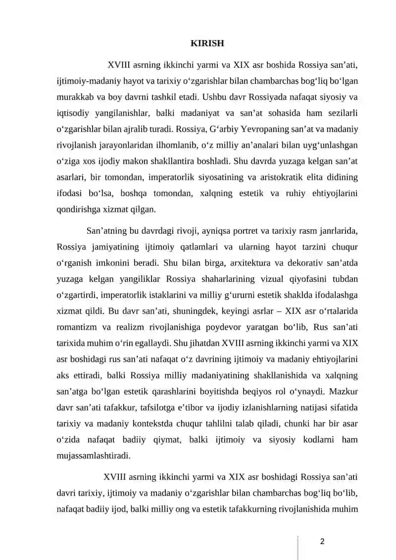 XVIII ASRNING IKKINCHI YARMI XIX ASR BOSHIDA RUS SAN’ATI 3