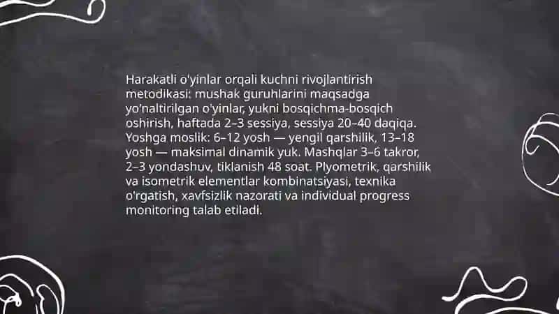 Harakatli O'yinlar Metodikasi 3
