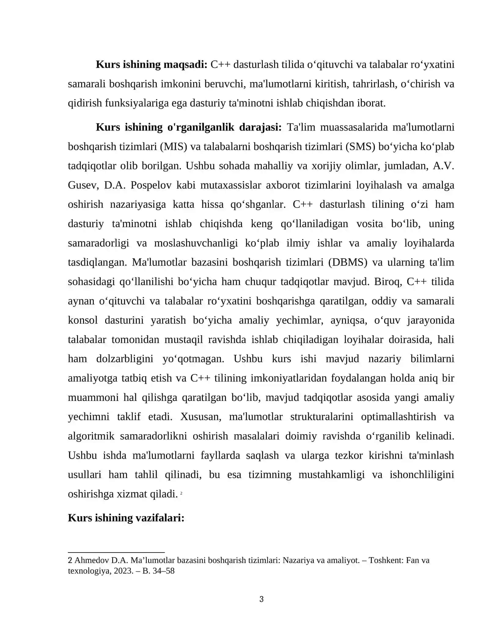 O`qituvchi va talabalar ro`yxati boshqarish dasturi 3