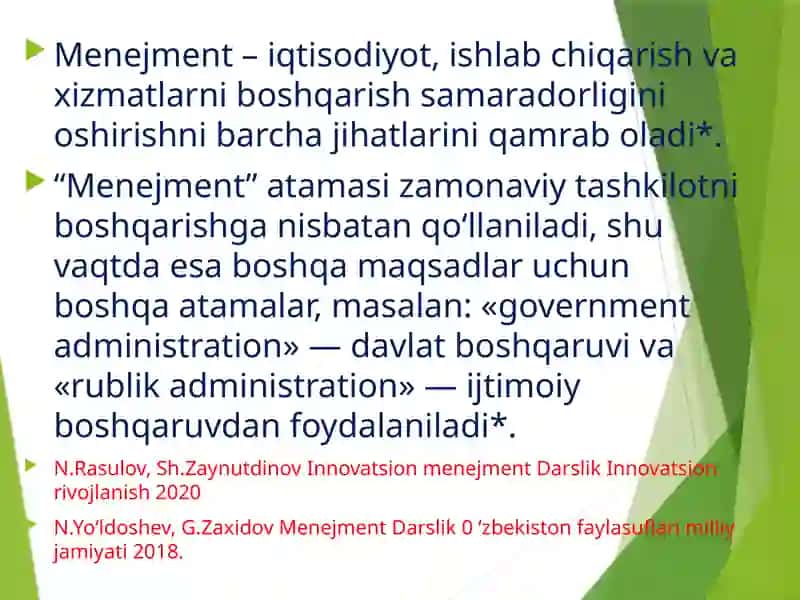 Menejment texnologiyasi 3