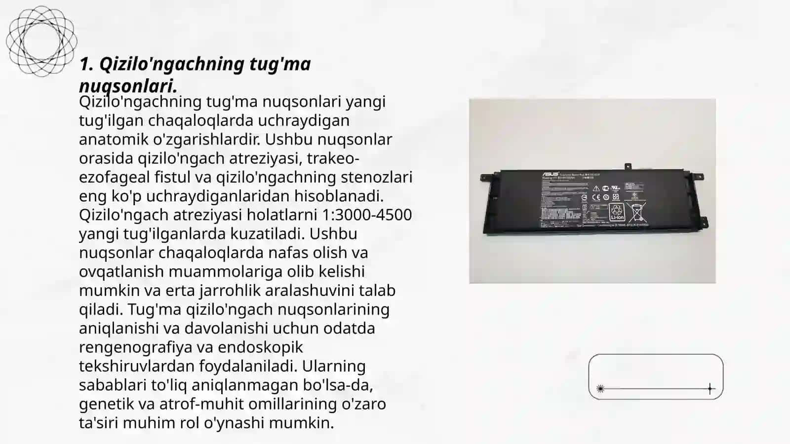 Qizilo'ngachning tug'ma nuqsonlari 3