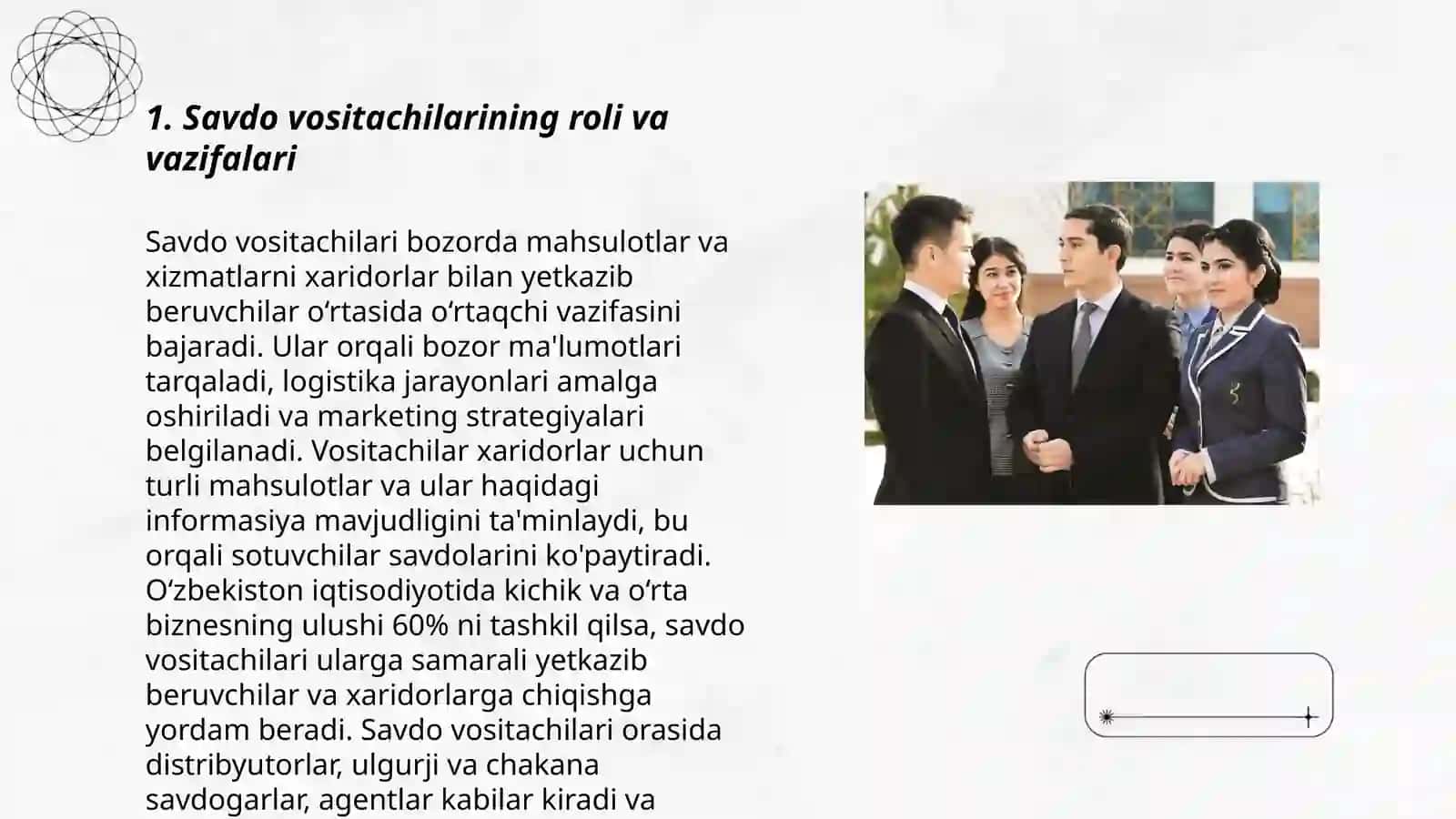 Savdo vositachilarini tanlash va ularning faoliyatini baholash 3