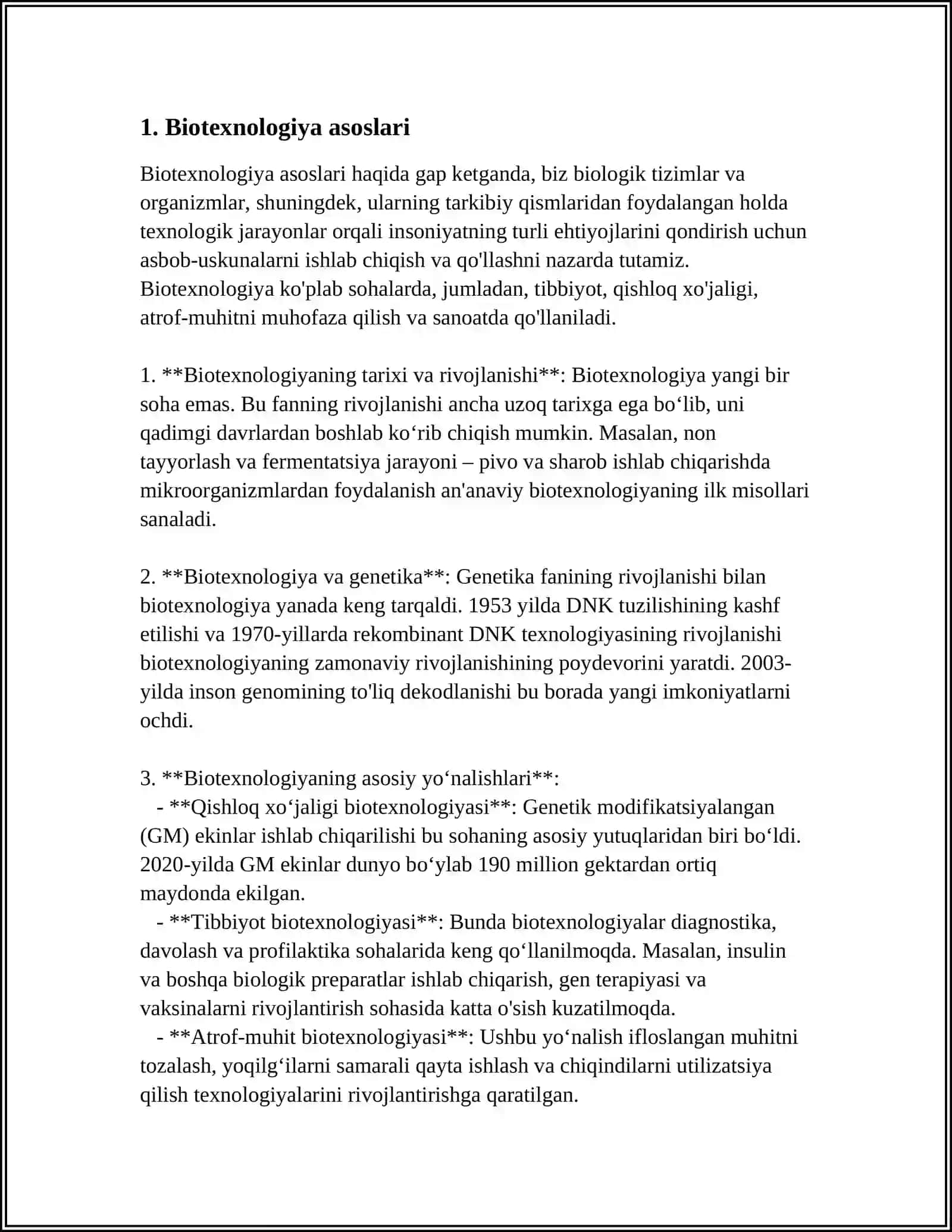 BIOTEXNALOGIYA 3